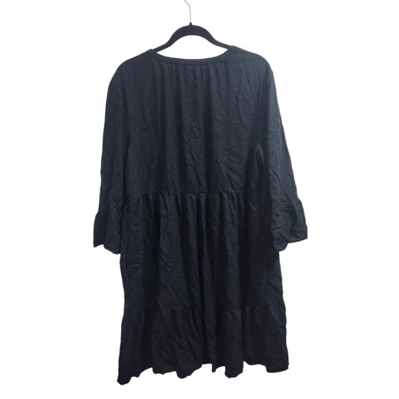 J.Jill Split Neck 3/4 Sleeve A-Line Dress Size XL tall - Picture 4 of 14